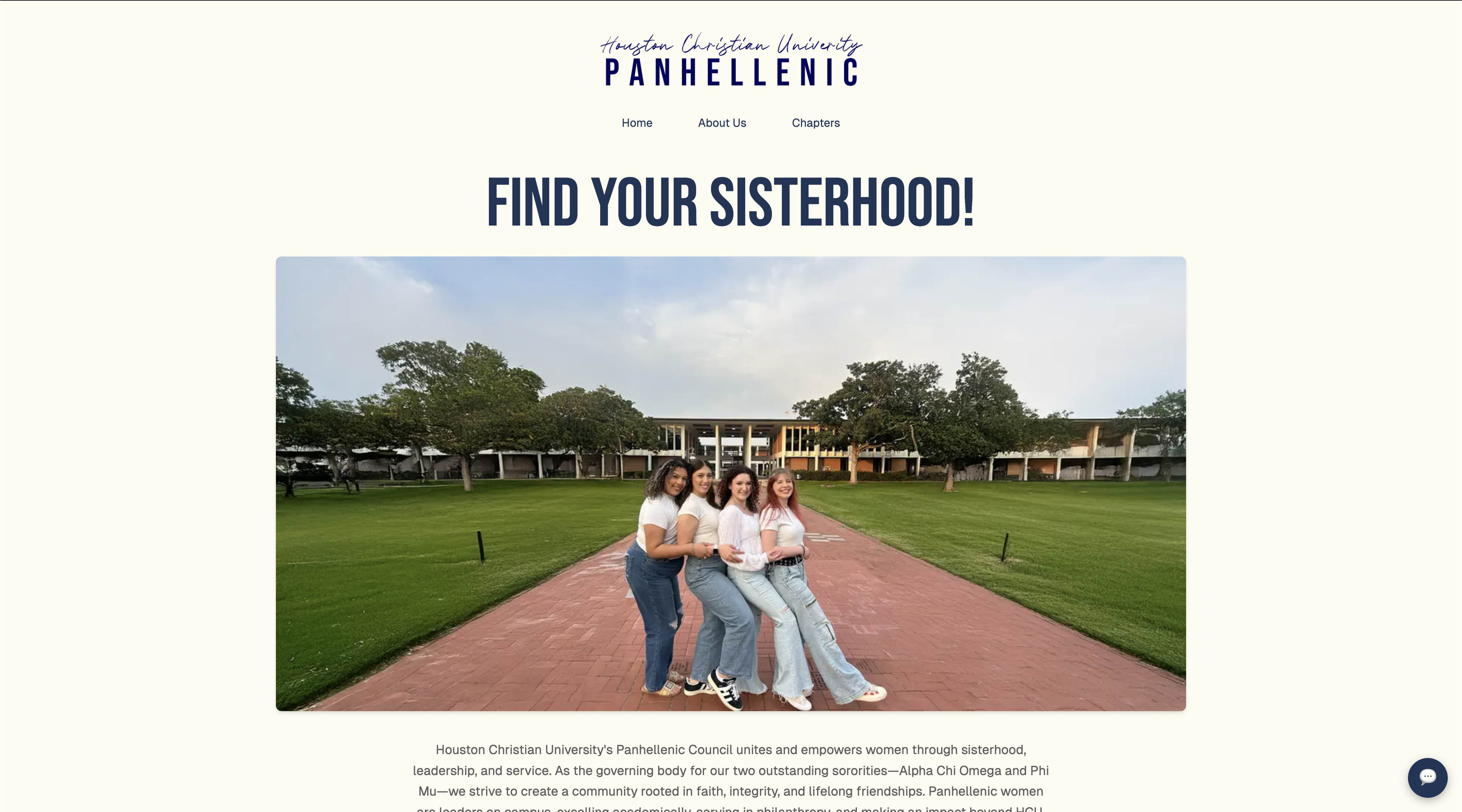 HCU Panhellenic Website