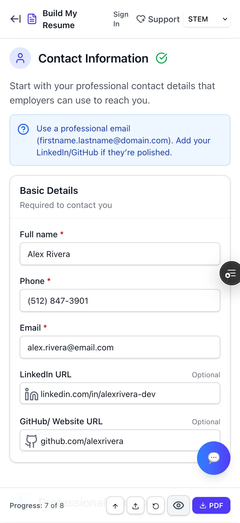 Resuzen mobile responsive view